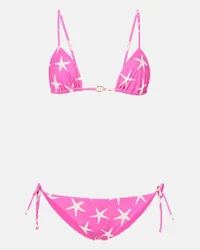 Valentino Garavani Bikini con stampa Rosa