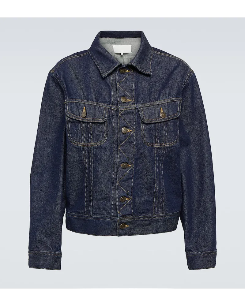 Maison Margiela Giacca di jeans cropped Blu