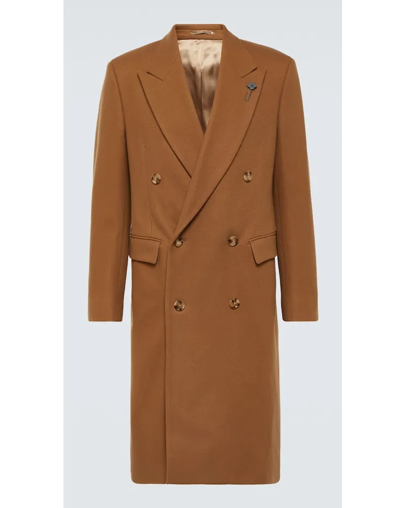 LARDINI Soprabito in misto lana Marrone