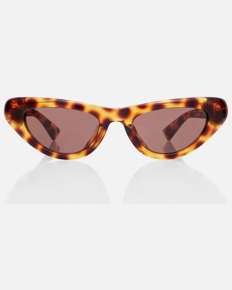 Bottega Veneta Occhiali da sole cat-eye Curvy Marrone