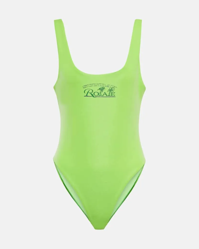 ROTATE Birger Christensen Costume intero Cismione Verde