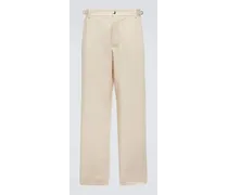 Pantaloni Jean in cotone e lino