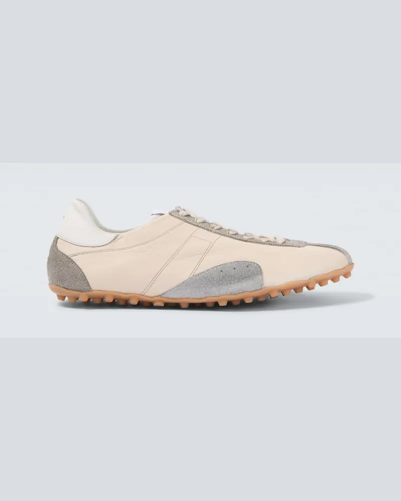 Maison Margiela Sneakers Sprinters in pelle con suede Bianco