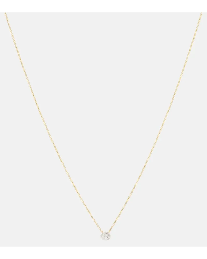 Stone & Strand Collana Dainty Mirror Ball in oro 10kt con diamanti Oro