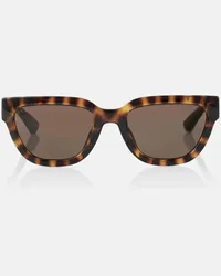 Gucci Occhiali da sole cat-eye Interlocking G Marrone