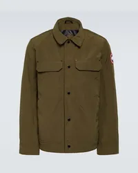 Canada Goose Giacca Burnaby Chore con logo Verde