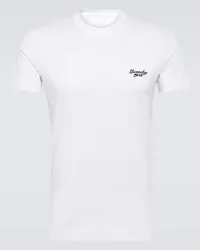 Givenchy T-shirt in jersey di cotone con logo Bianco