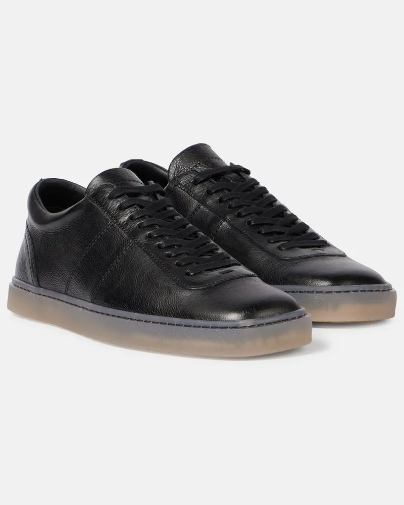 Christophe Lemaire Sneakers Linoleum in pelle Nero