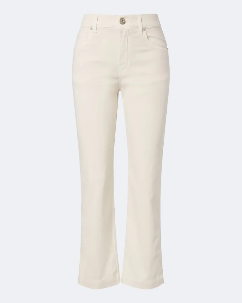 Eleventy Jeans slim cropped Bianco