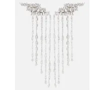 Orecchini pendenti Classic Angel in oro bianco 18kt con diamanti
