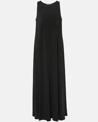 Max Mara Abito midi Supremo in crêpe di jersey Nero