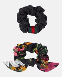 Gucci Set di 2 scrunchies in seta Multicolore