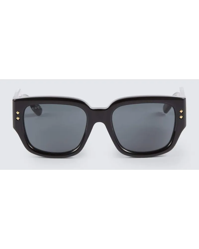 Gucci Occhiali da sole squadrati Nero
