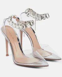 Gianvito Rossi Pumps in PVC con decorazioni Neutro