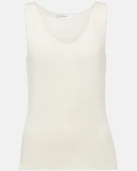 The Row Tank top Favana in seta Bianco