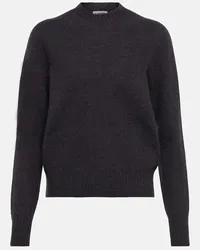 Jil Sander Pullover a girocollo in lana Grigio