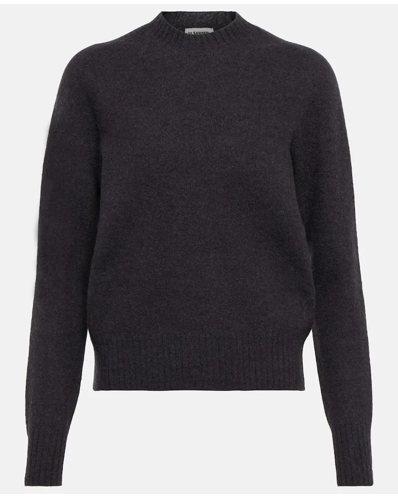 Jil Sander Pullover a girocollo in lana Grigio