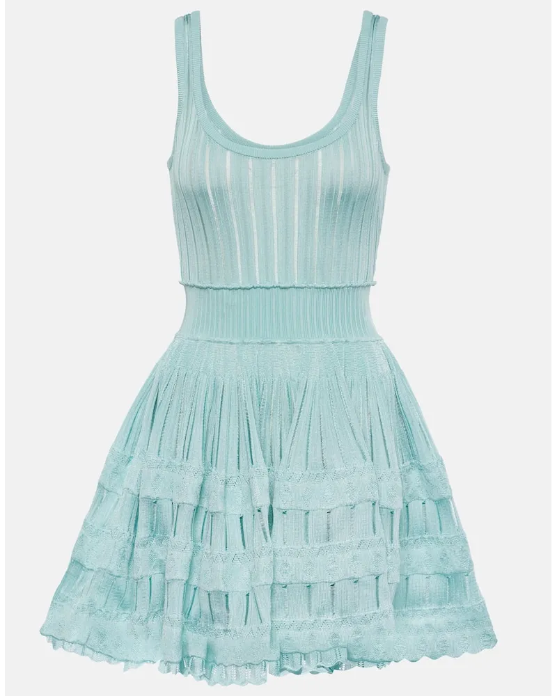 Alaïa AlaÃ¯a Miniabito in maglia Verde