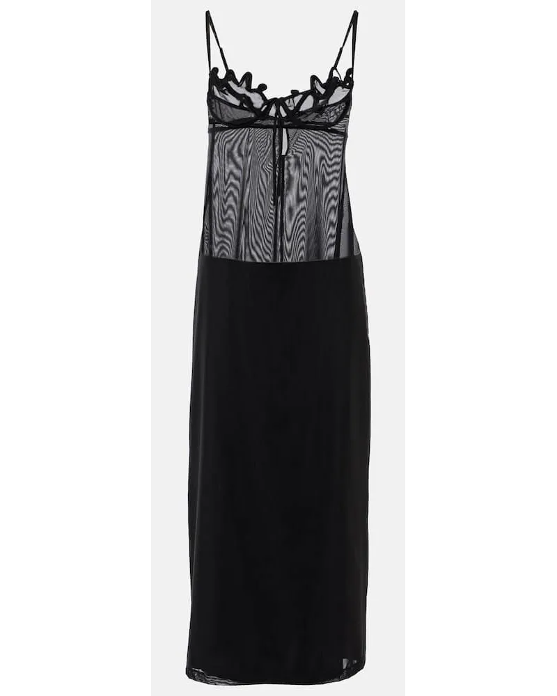 Y/PROJECT Abito sottoveste Wire Brasier Nero
