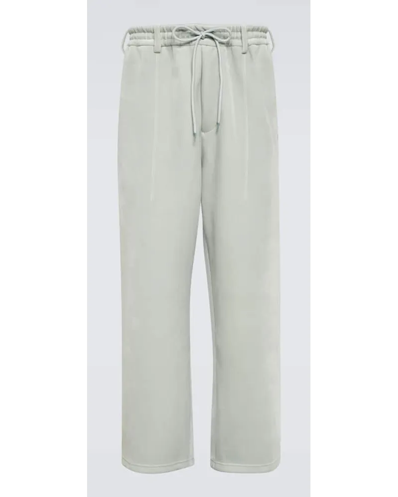 Y-3 Pantaloni sportivi Velvet Spacer Argento