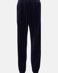 Tory Sport Pantaloni sportivi in velluto Blu