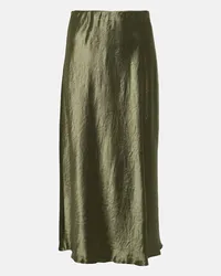 Max Mara Gonna midi Alessio in raso Verde