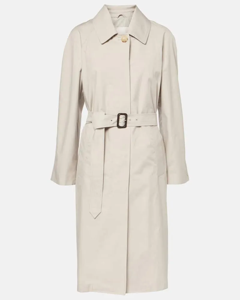 Max Mara Cappotto The Cube Orleans in twill Bianco