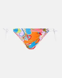 Emilio Pucci Slip bikini con stampa Multicolore