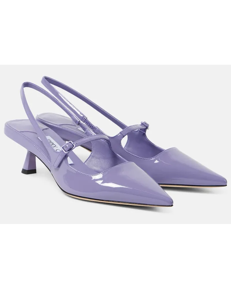 Jimmy Choo Pumps slingback Didi 45 in vernice Viola