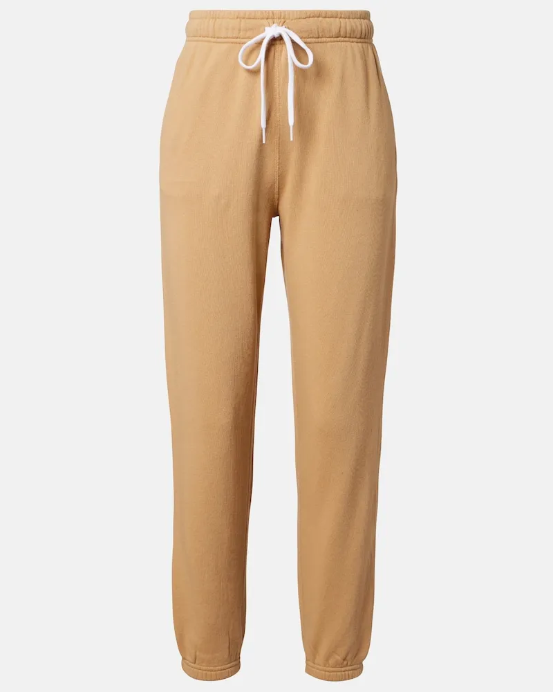 Ralph Lauren Pantaloni sportivi in jersey di misto cotone Beige