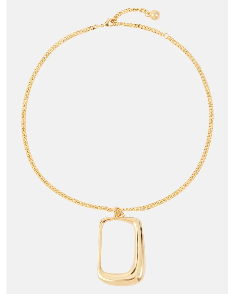 Jacquemus Collana Ovalo Oro