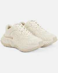 Gucci Sneakers Interlocking G in pelle Bianco