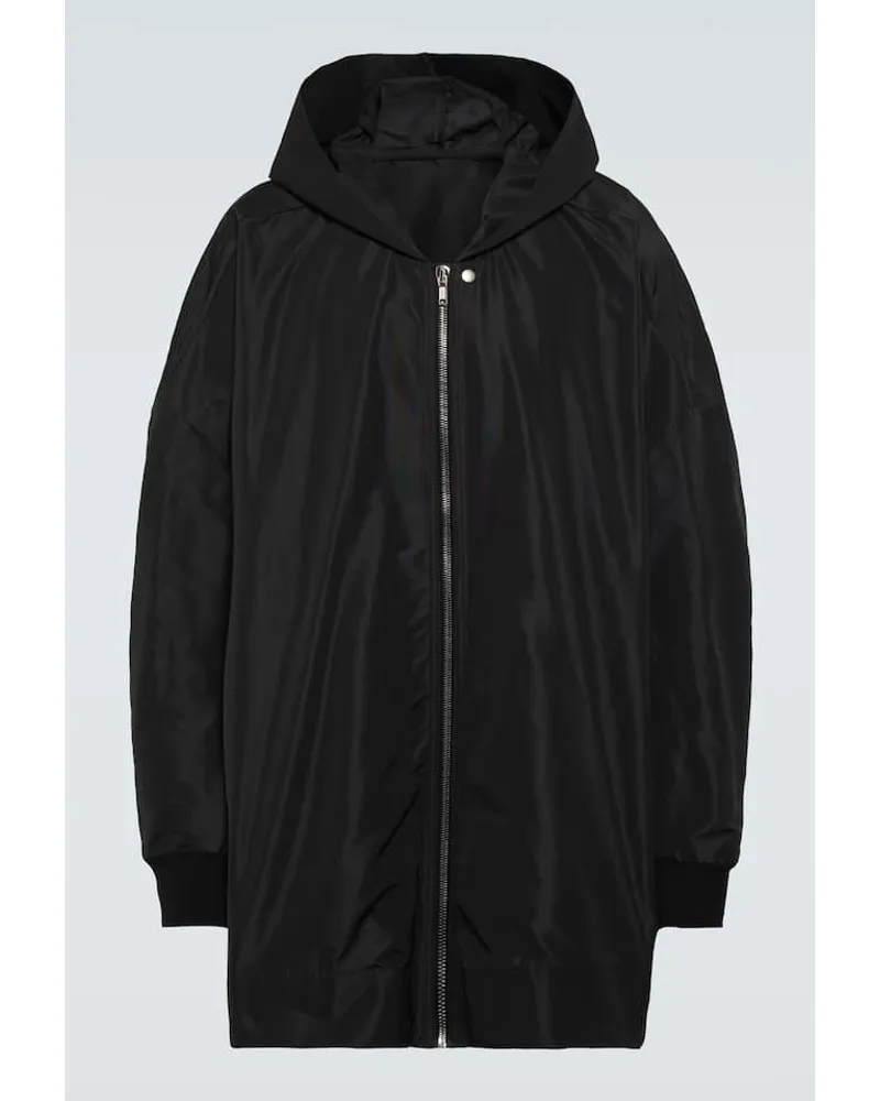 Rick Owens Giacca Jumbo Peter con cappuccio Nero