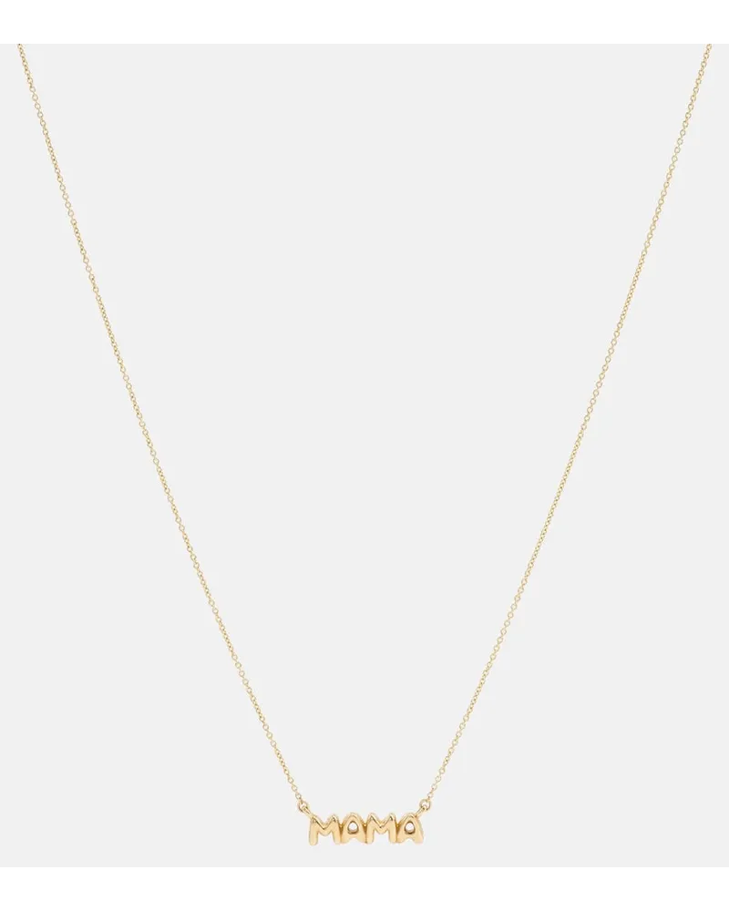 Stone & Strand Collana Mama in oro 10kt Oro