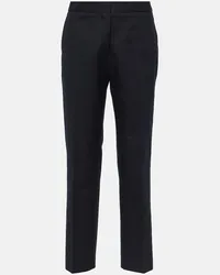 Jil Sander Pantaloni slim in cotone Blu