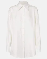 Dolce & Gabbana Camicia in seta Bianco