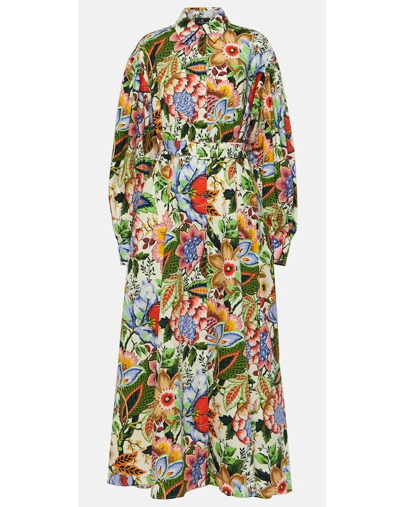 Etro Abito chemisier in cotone Multicolore