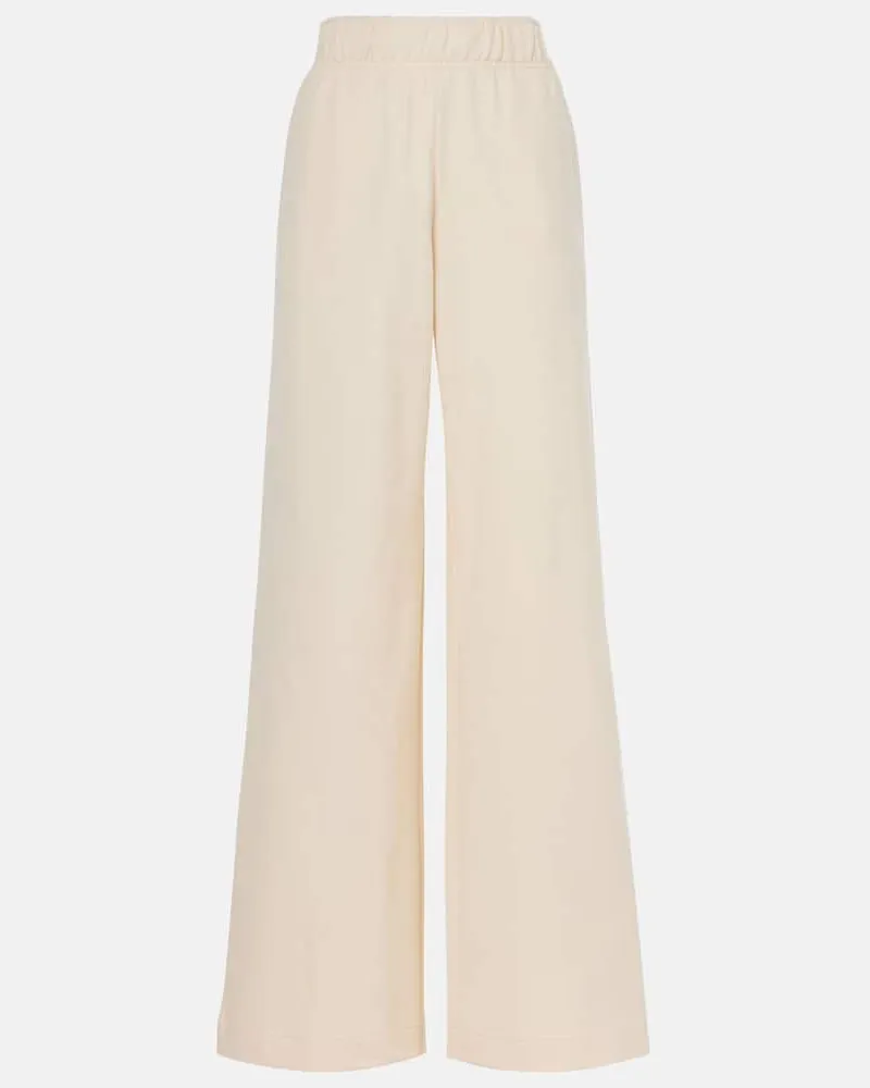 Moncler Pantaloni sportivi in cotone Bianco