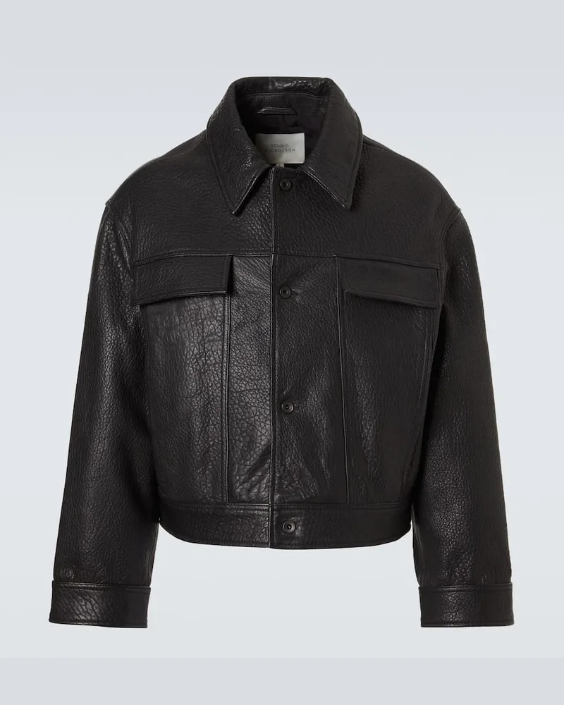 Studio Nicholson Giacca in pelle Nero