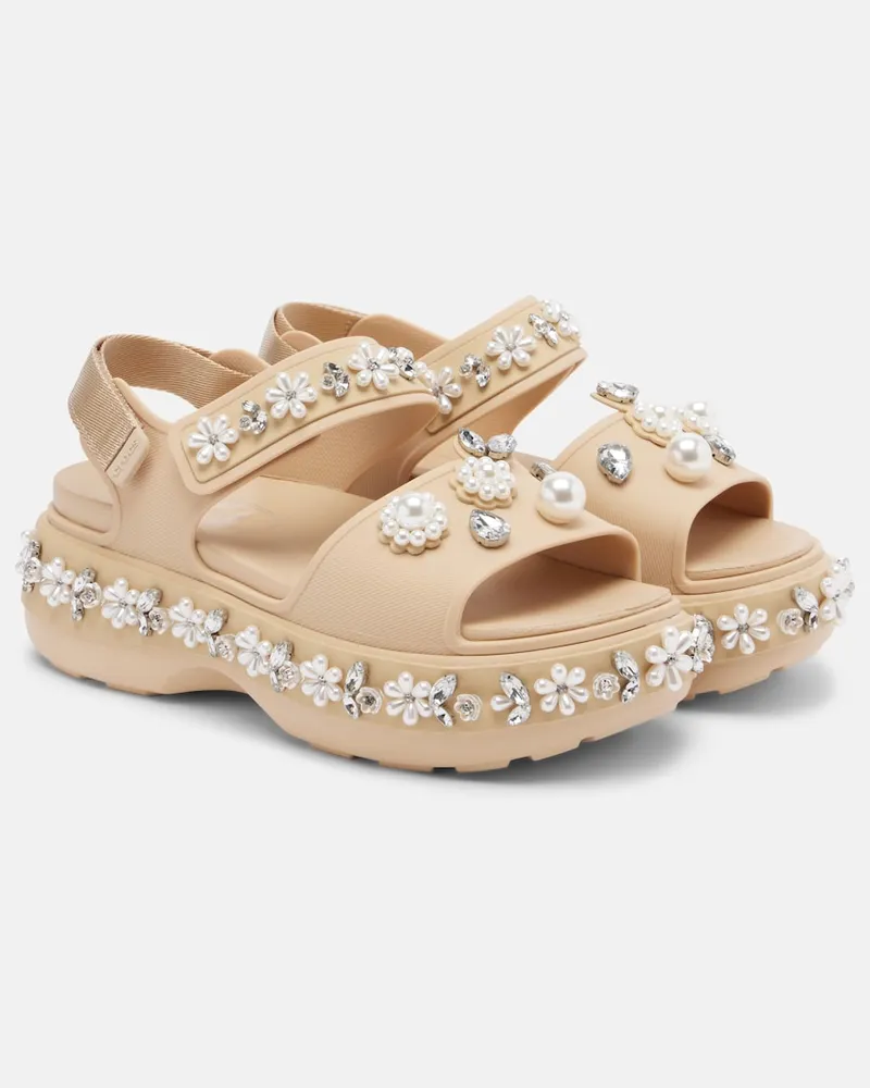 Simone Rocha x Crocs â Sandali platform Beige