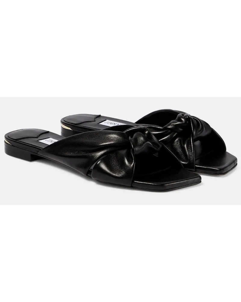 Jimmy Choo Sandali Avenue in pelle Nero