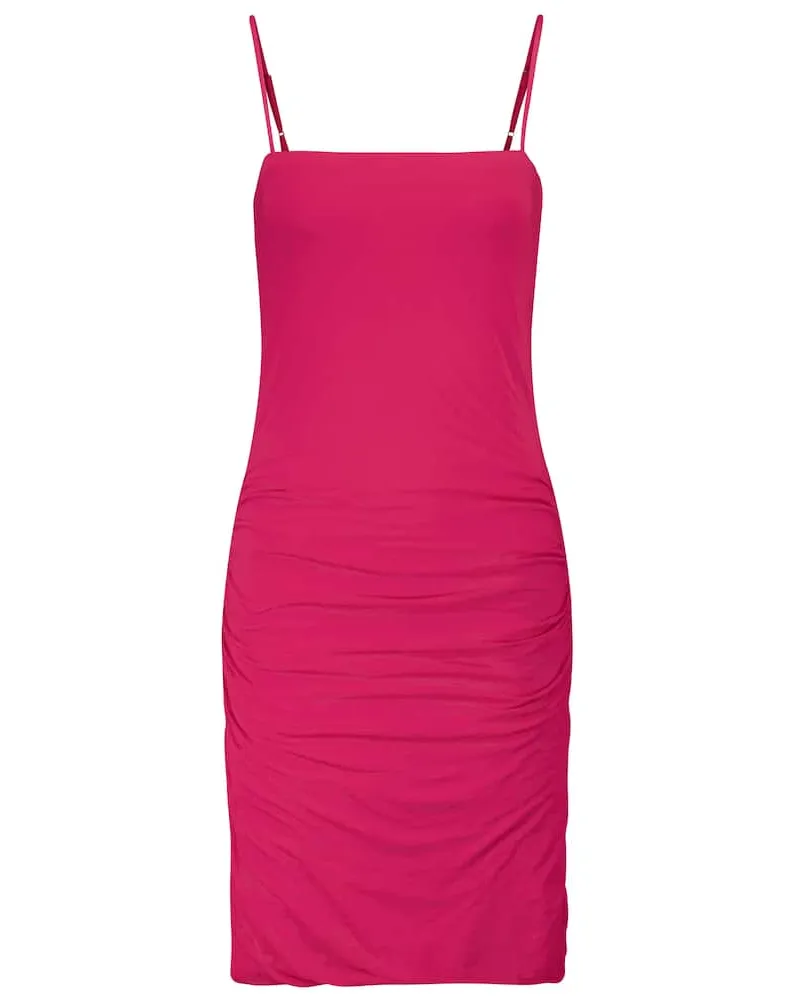 Velvet Miniabito Dale in cotone stretch Rosa