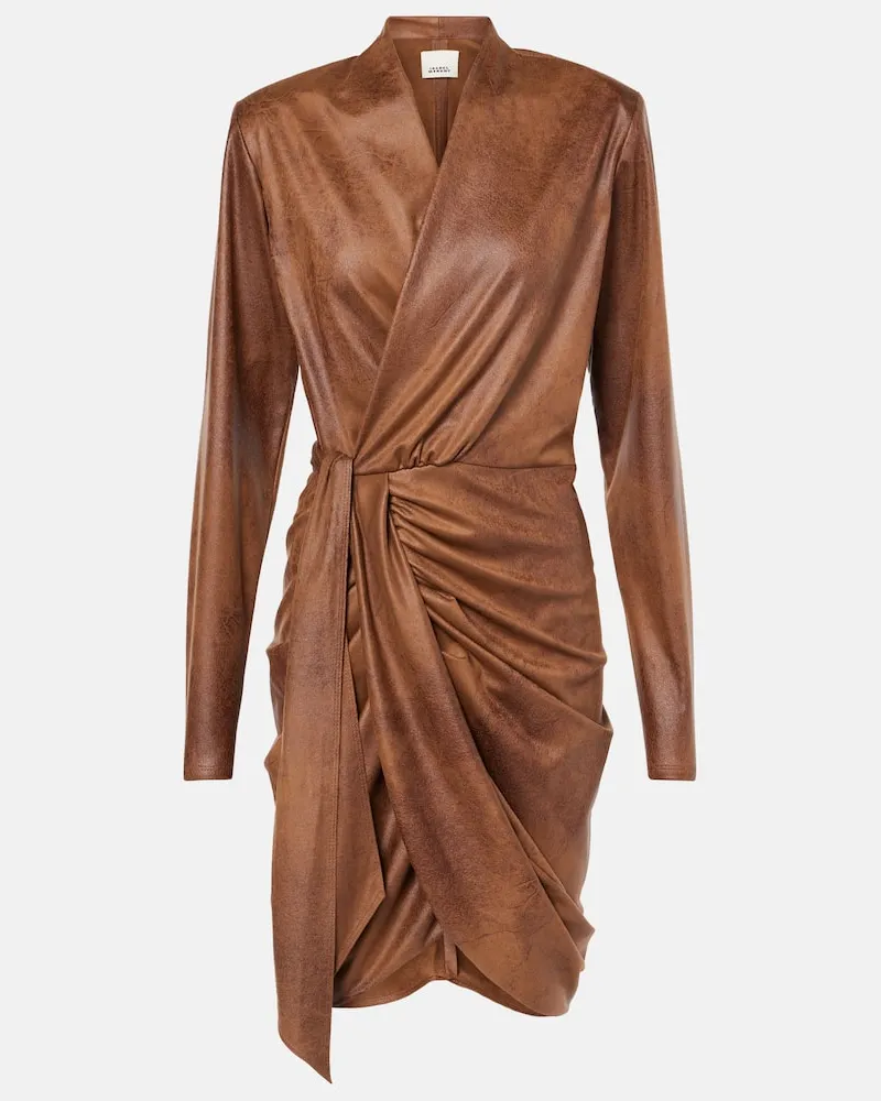 Isabel Marant Abito a portafoglio Aleora in suede sintetico Marrone