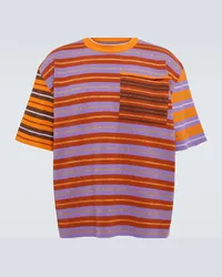 Jacquemus T-shirt a righe Multicolore