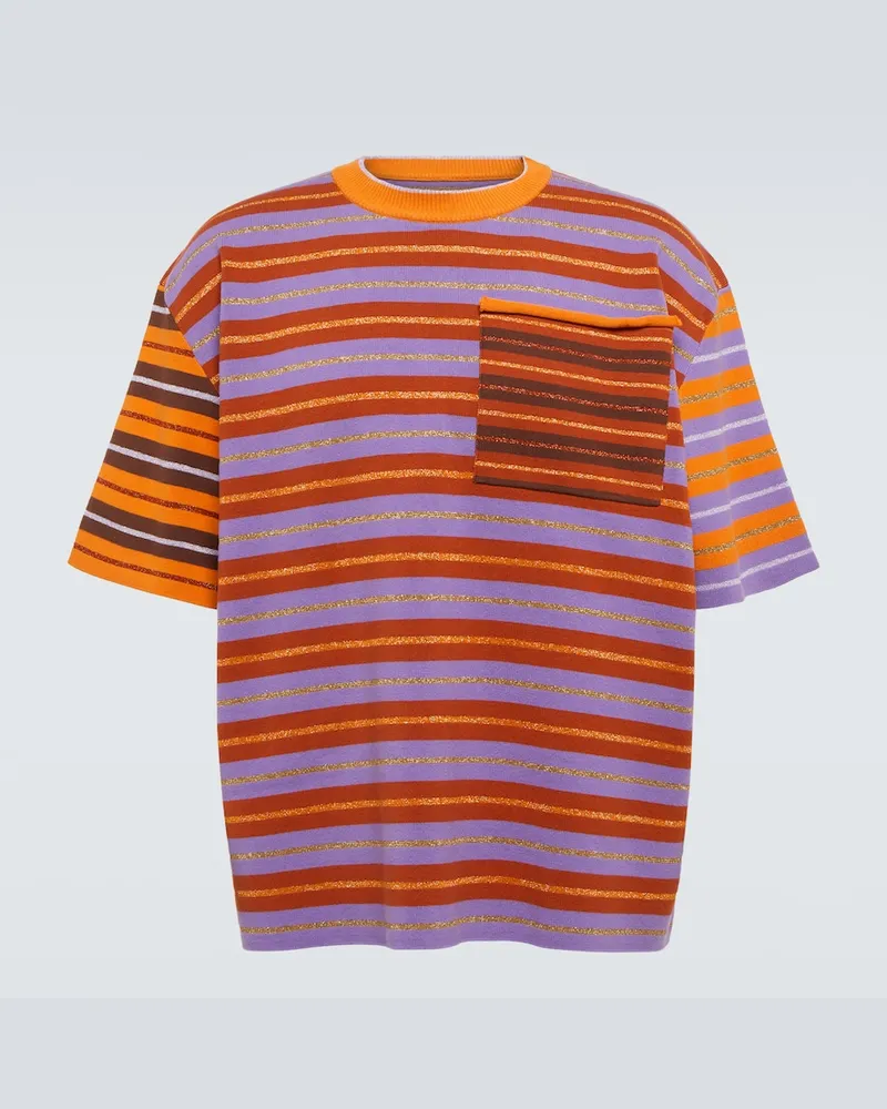 Jacquemus T-shirt a righe Multicolore