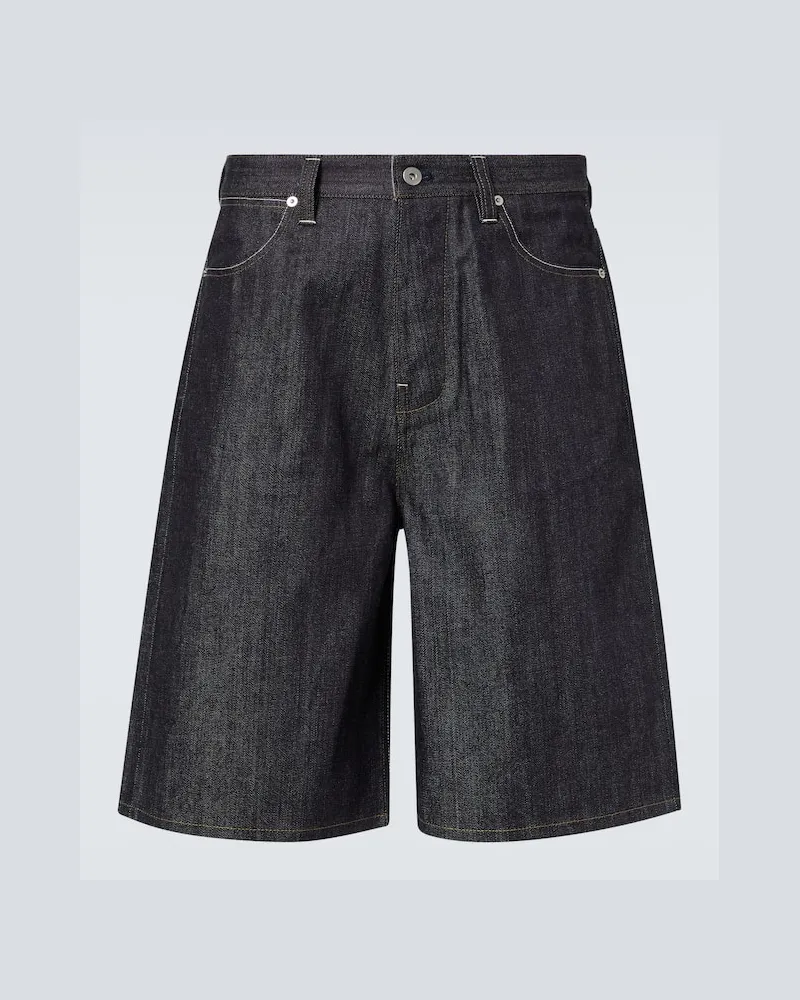 Jil Sander Bermuda in denim Blu
