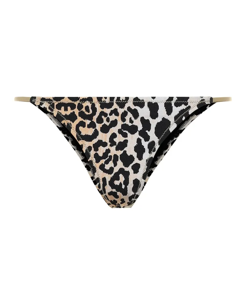 Reina Olga Slip bikini Hawn a stampa Beige