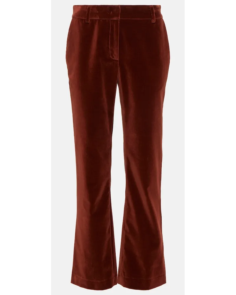La DoubleJ Pantaloni 24/7 in velluto Marrone