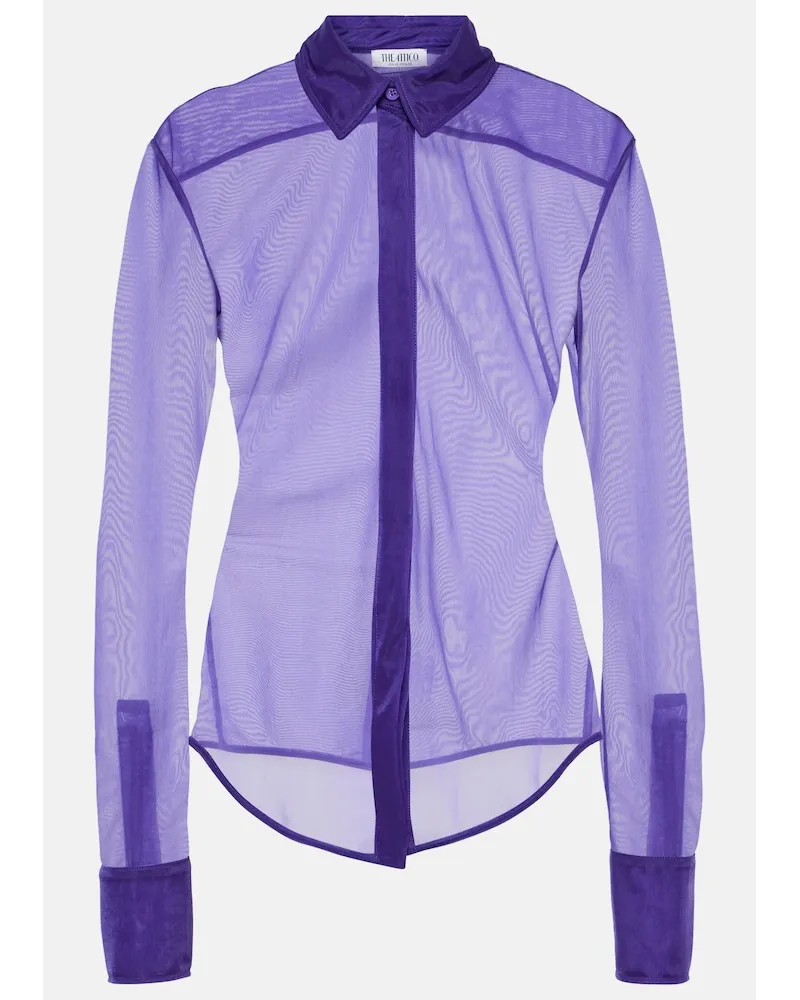 ATTICO Camicia Elton Viola