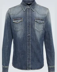 Dolce & Gabbana Camicia di jeans Blu